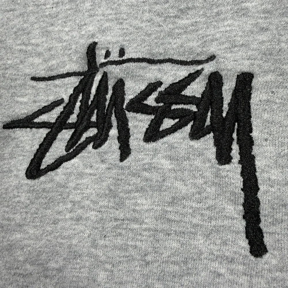 VTG Stussy Hoodie Men's XL (Fits L) Embroidered Logo USA Made Streetwear Skate